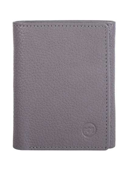 MARSTEN Men Textured
                      Leather Three Fold Wallet