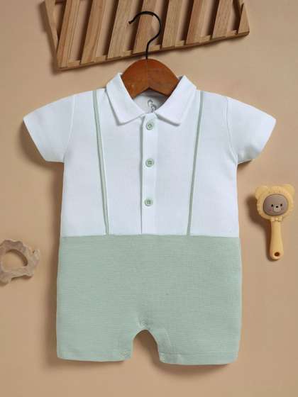 BABY GO Boys Cotton
                    Rompers