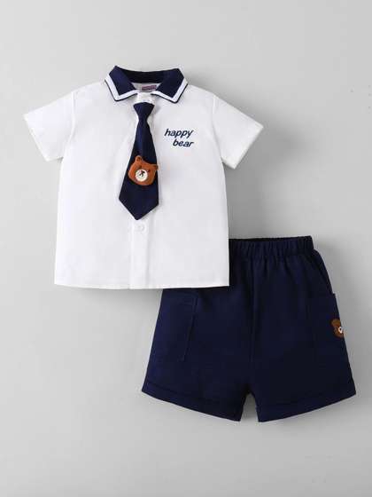Hopscotch Boys Shirt
                      with Shorts