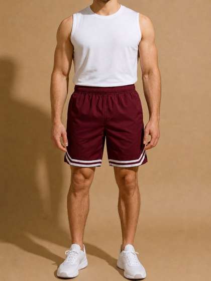 Blissence Men
                        Striped Outdoor Sports Shorts