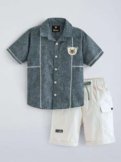 Hopscotch Boys Shirt
                    with Shorts