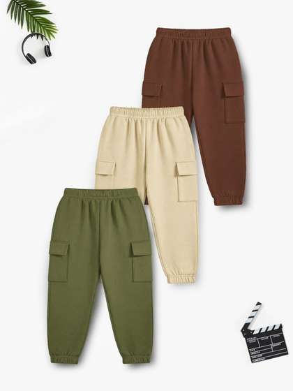 YK X Trampoline Pack of
                    3 Regular Fit Cargos