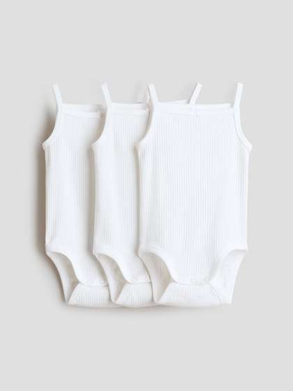 H&M 3-pack
                    Sleeveless Bodysuits