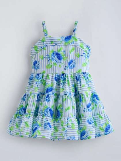 Hopscotch Floral Print Mini Dress