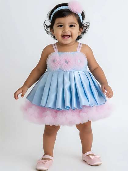Hopscotch Embellished
                    Satin Dress