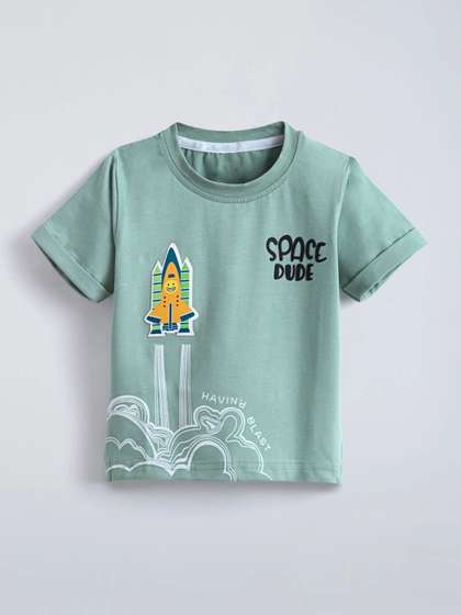 Hopscotch Boys Printed
                      T-shirt