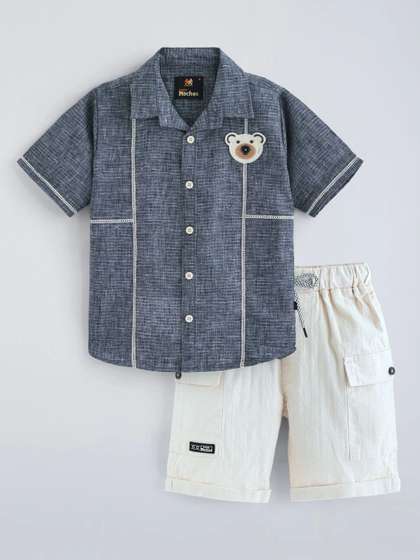 Hopscotch Boys Shirt
                    with Shorts