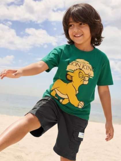 Nap Chief Kids Unisex
                    Disney The Lion King Sunset Print Cotton Oversized
                    T-Shirt & Shorts