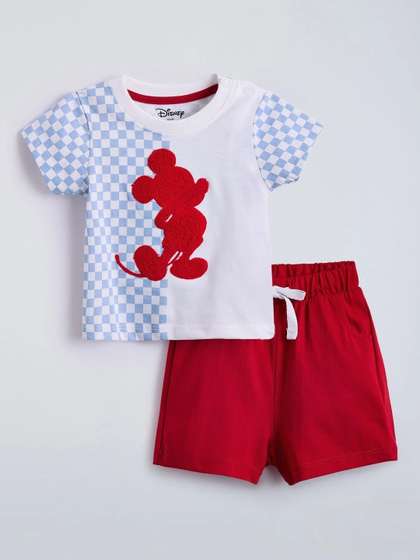 Hopscotch Boys Printed
                      T-shirt with Shorts