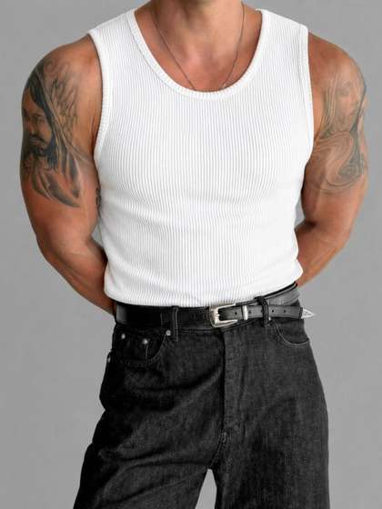 ROCKWELL Self Design
                        Cotton Innerwear Vests