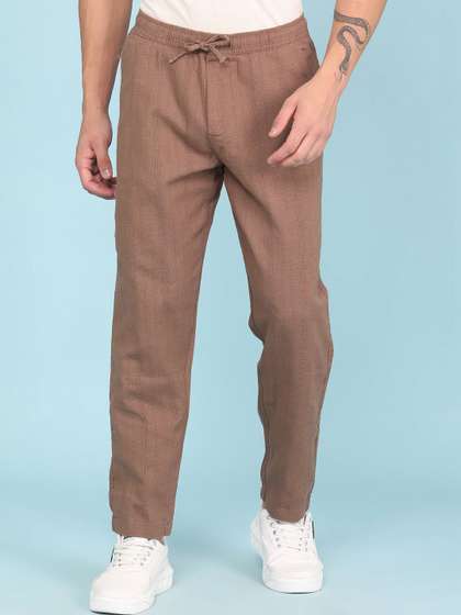 V-Mart Men Textured
                        Trousers