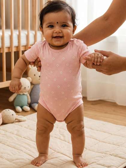 Cuddleloom Infants
                    Printed Cotton Round Neck Bodysuit