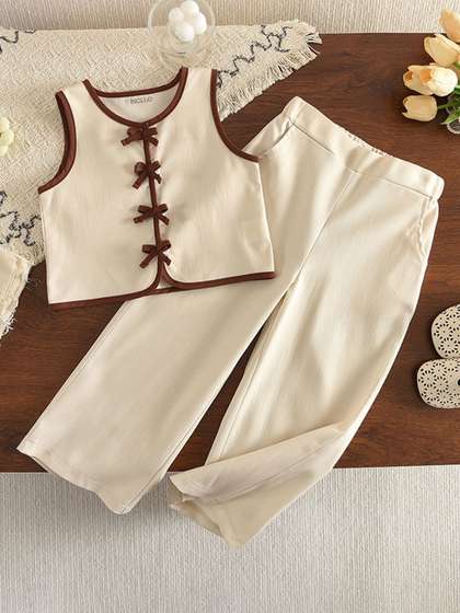 INCLUD Girls Top with
                      Trousers