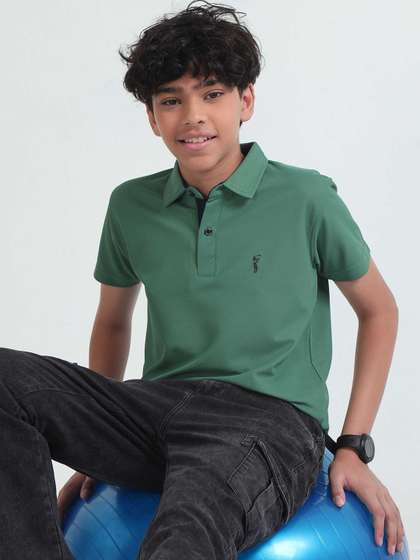 STELLERS Boys Polo
                    Collar T-shirt