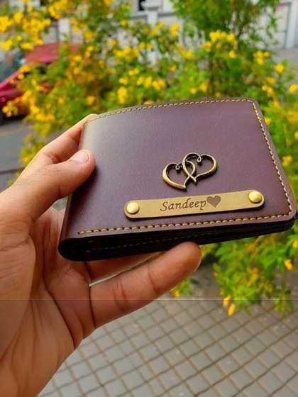 Navya Royal Art Men
                    Textured Embellished Leather Two Fold Wallet