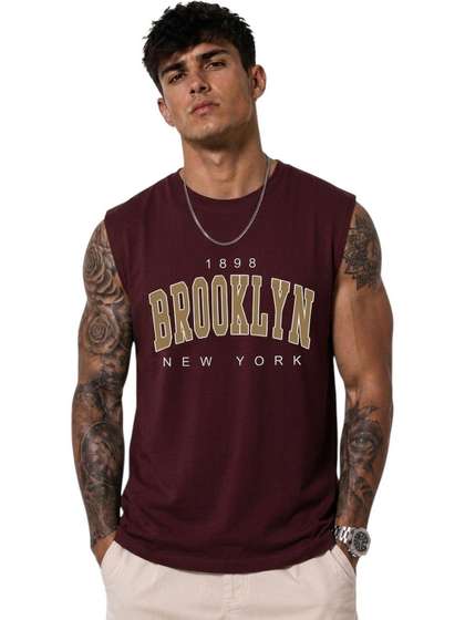 Colorchakra Men
                        Typography Printed T-shirt