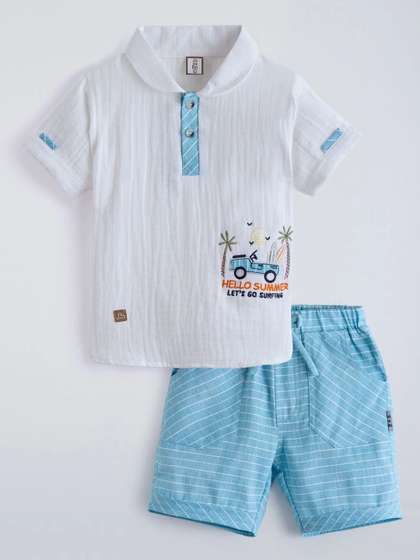 Hopscotch Boys T-shirt
                    with Shorts