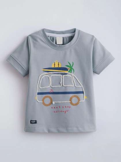Hopscotch Boys Printed
                    T-shirt