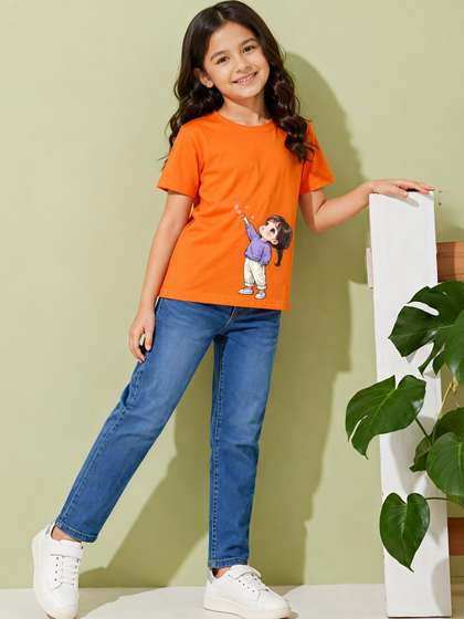 DOODLEBERRY Girls
                    Printed T-shirt