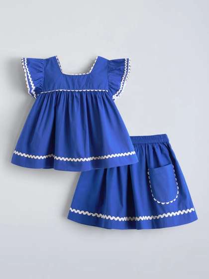 Hopscotch Girls Top with
                    Skirt