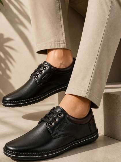 The Roadster
                          Lifestyle Co. Men Round Toe Casual Sneakers