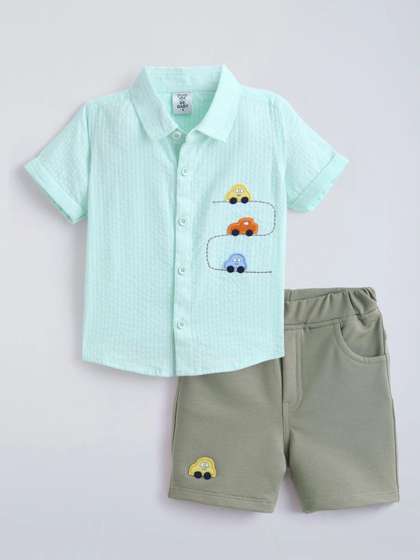 Hopscotch Boys Shirt
                    with Shorts