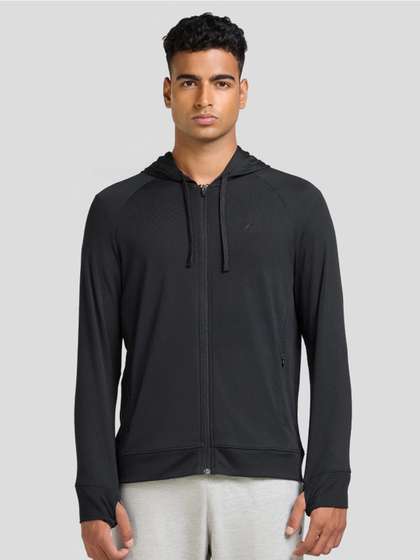BOLDFIT Mens Black
                          UV Protection Breathable Jacket