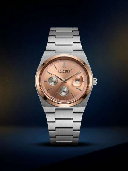 The Roadster Lifestyle
                    Co Men Stainless Steel Braided Analogue Watches