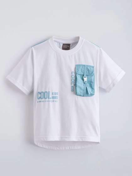 Hopscotch Boys
                    Typography Printed T-shirt