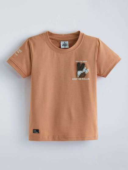 Hopscotch Boys
                    Typography Printed T-shirt