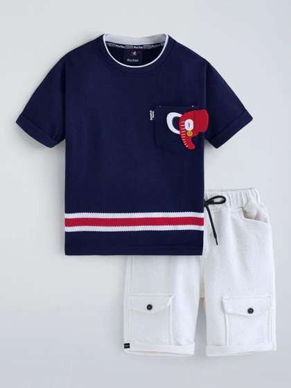 Hopscotch Boys
                      Embellished T-shirt with Shorts
