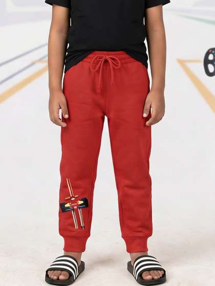 KiddoPanti Boys Regular
                    Fit Graphic Print Joggers