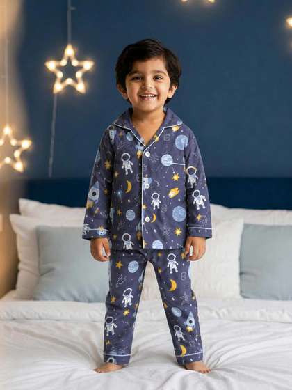 Fancy Fluff Boys Printed
                    Night suit