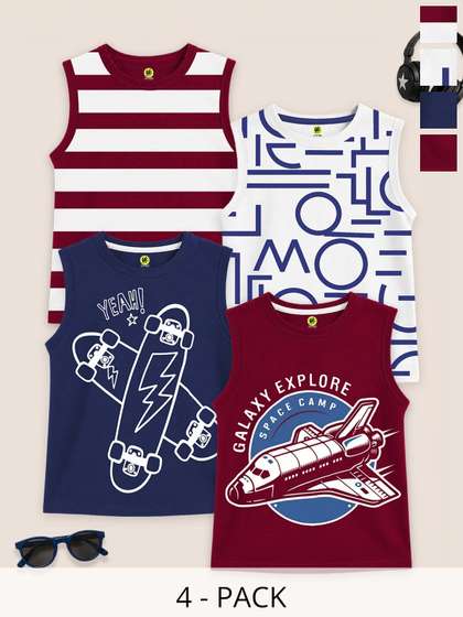 YK Boys 4 Printed
                    T-shirt