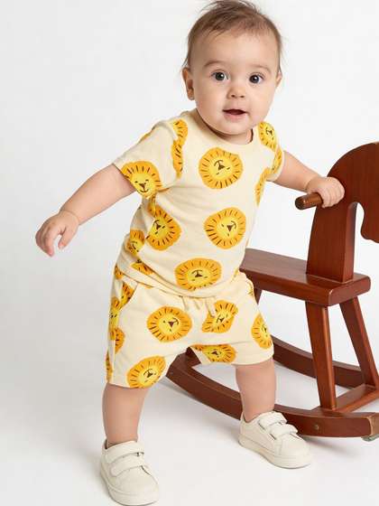 Fame Forever by
                    Lifestyle Infant Boys Printed Pure Cotton Shorts