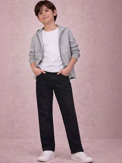 Gini and Jony Boys
                      Straight Fit Mid-Rise Jeans