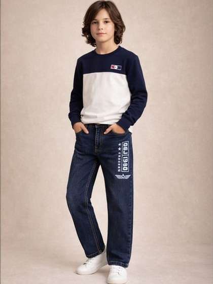 Gini and Jony Boys
                      Regular Fit Mid-Rise Jeans