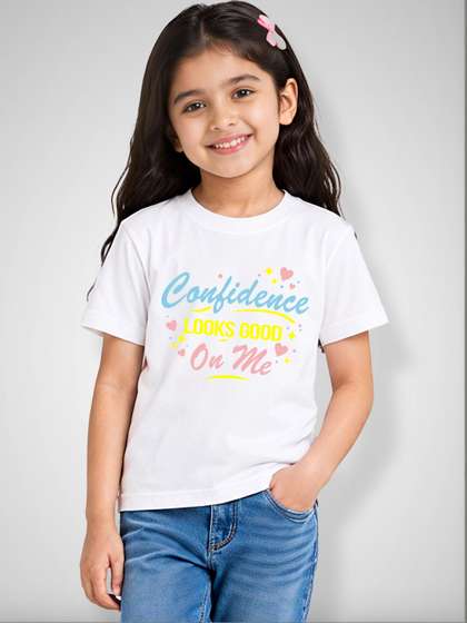 DOODLEBERRY Girls
                    Printed T-shirt