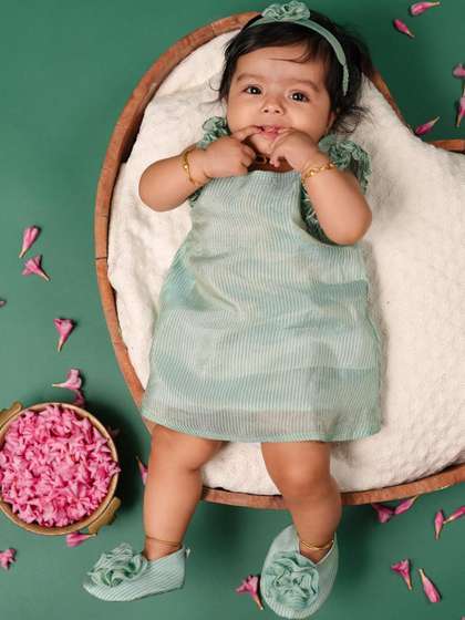 DISHA CREATIONZ
                      Striped Dress