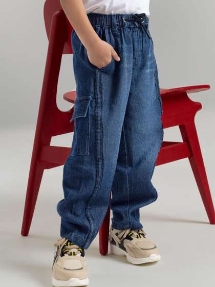 Hopscotch Boys Comfort
                      Mid-Rise Light Fade Jeans