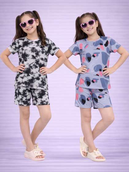 LITBABY Girls Printed
                    Nightdress