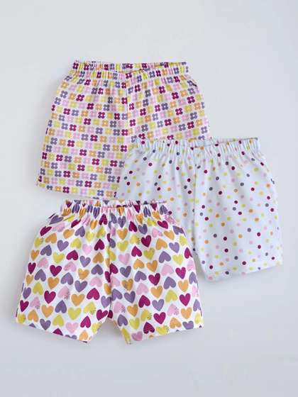 Hopscotch Unisex Kids
                      Conversational Printed Shorts