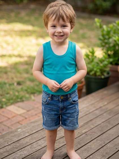 Moda Rapido Boys
                      Cotton Tank Vest