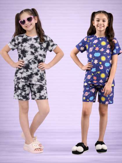 LITBABY Girls Printed
                    Nightdress