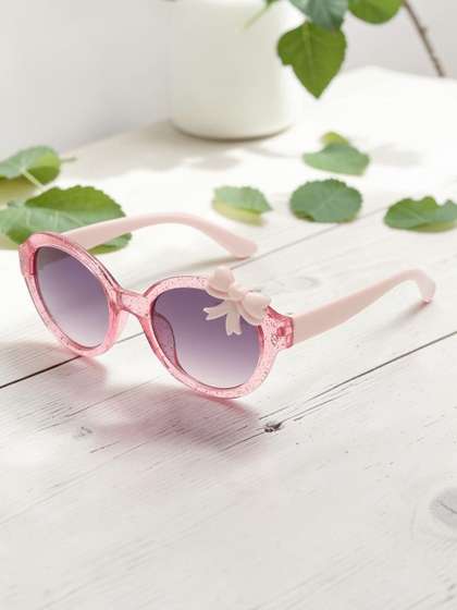 Stoln Girls Black Lens
                    & Pink Round Sunglasses with UV Protected Lens
