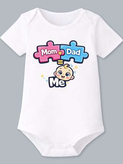 BLUSHES Infants Printed
                    Cotton Bodysuits