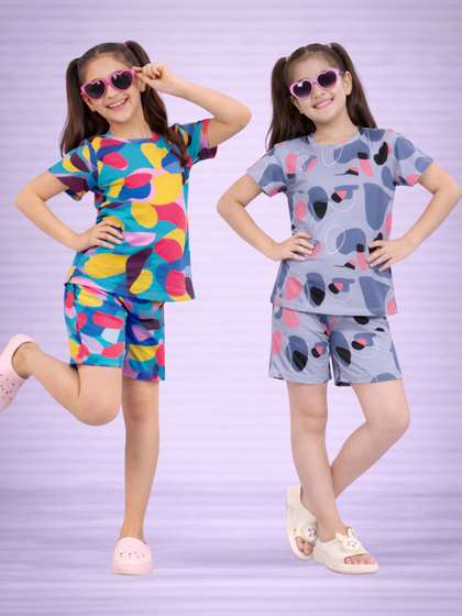 LITBABY Girls Printed
                    Nightdress