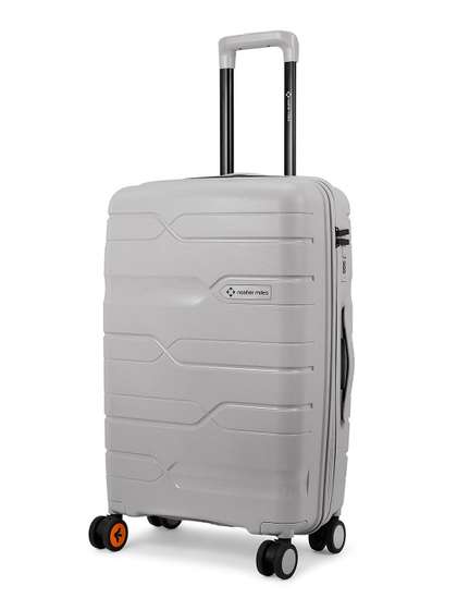 Nasher Miles Paris
                        Polypropylene Large Grey Trolley Bag - 28 Inch
                        (75 cm)