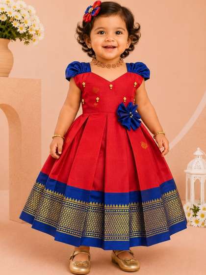 Babypattu Fit &
                      Flare Midi Dress