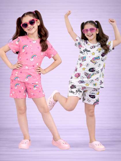LITBABY Girls Printed
                    Nightdress